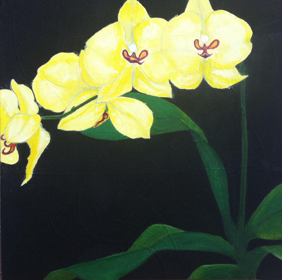 Orchids Painting by Elizabeth  Bogard