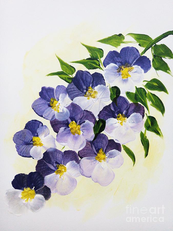 Flower Painting - Orchids by Jennilyn Villamer Vibar