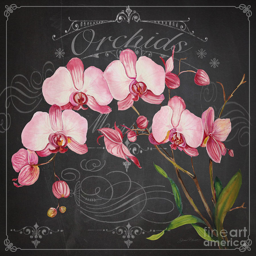 Orchids-JP3890 Painting by Jean Plout