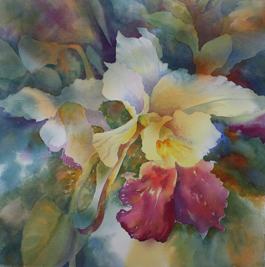 Orchidstrated Painting by Tara Moorman