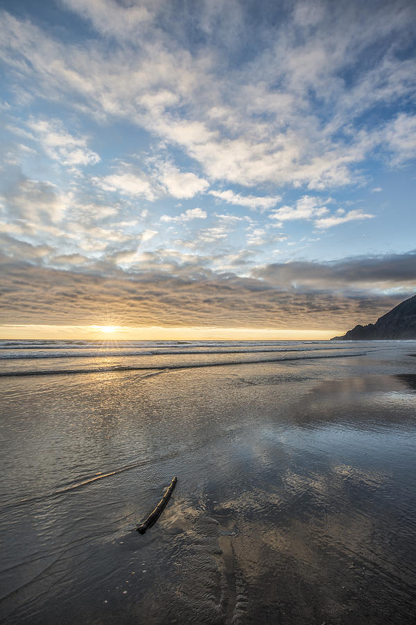 Oregon Beach Photograph by Jon Glaser