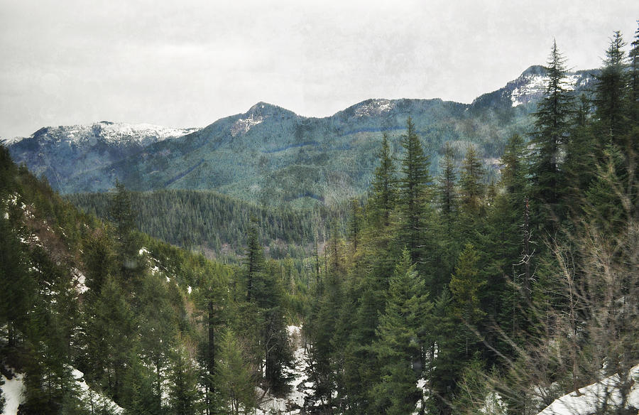 The Great Train Robbery Photograph - Oregon Cascade Range by Kyle Hanson