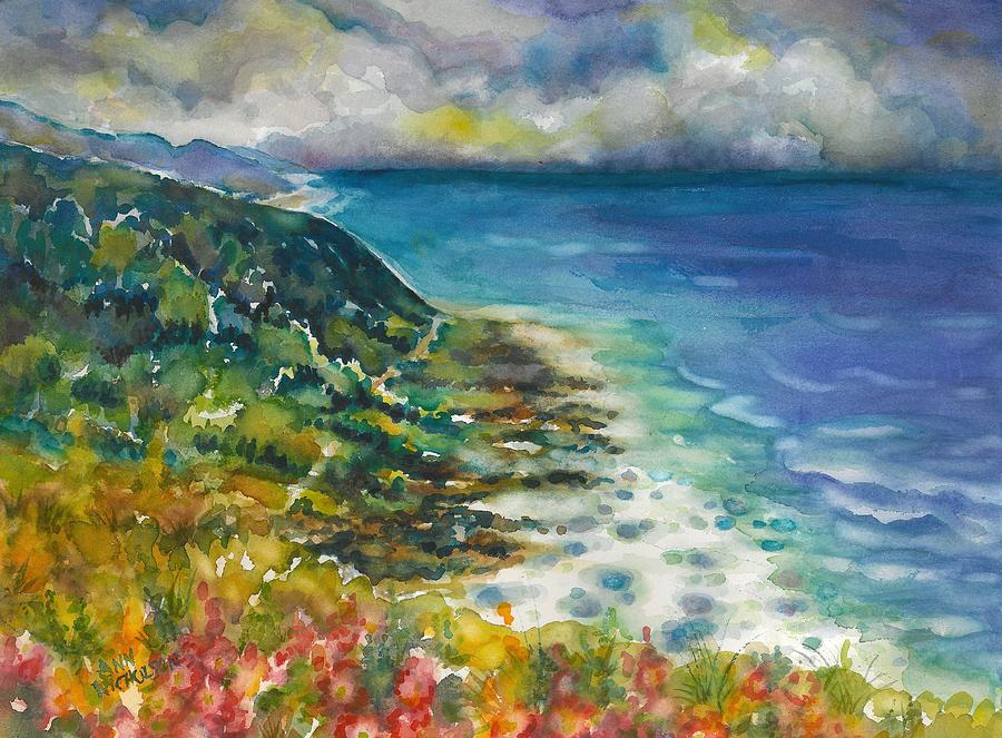 Oregon Coast Painting by Ann Nicholson