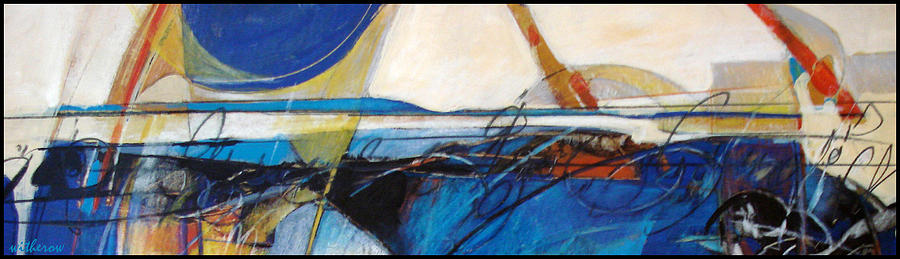 Abstract Painting - Oregon coast by Dale  Witherow