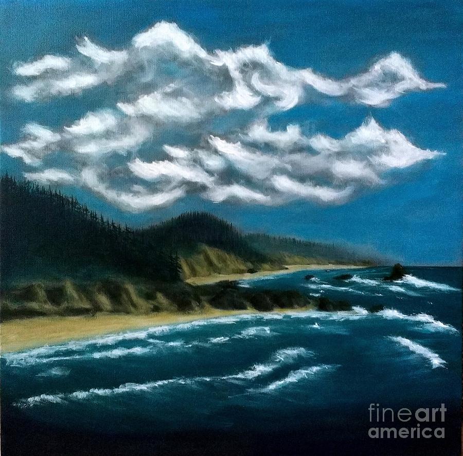 Oregon Coast Painting by John Lyes