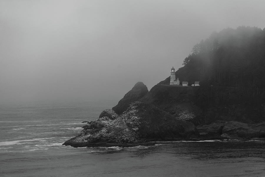 Oregon Coast Lighthouse Photograph by Lawrence S Richardson Jr