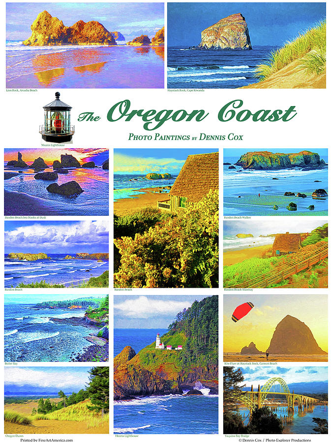 Oregon Coast Poster Photograph By Dennis Cox Photo Explorer Fine Art