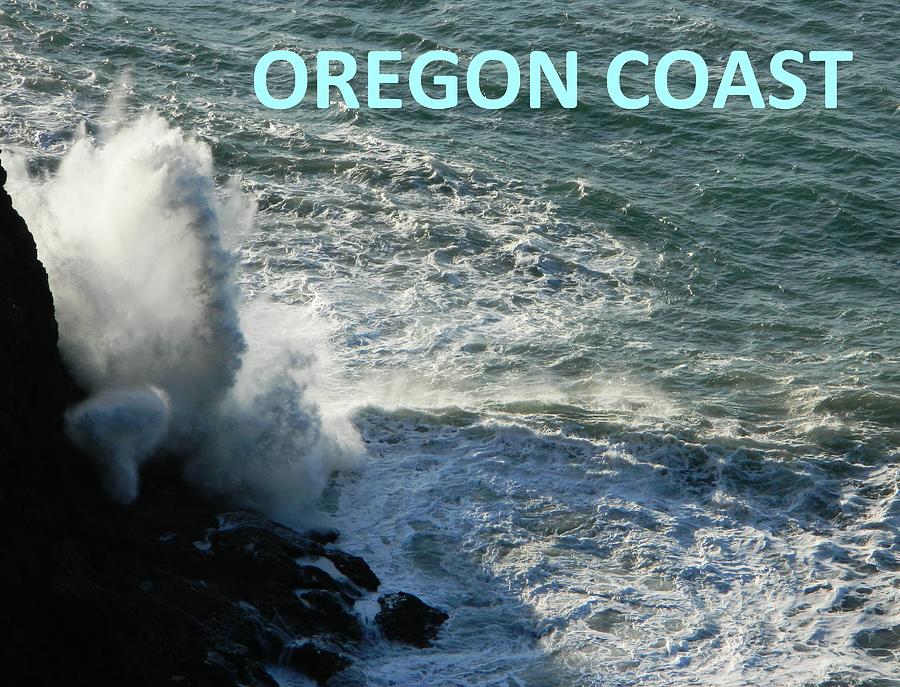 Oregon Coast Splash Photograph by Gallery Of Hope 