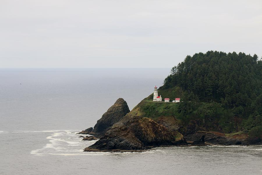 Oregon Lighthouse - 1 Photograph by Christy Pooschke