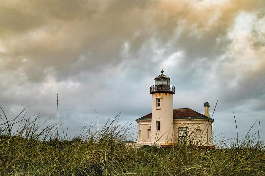 Oregon Lighthouse at Coquille River Photograph by Scott Slone