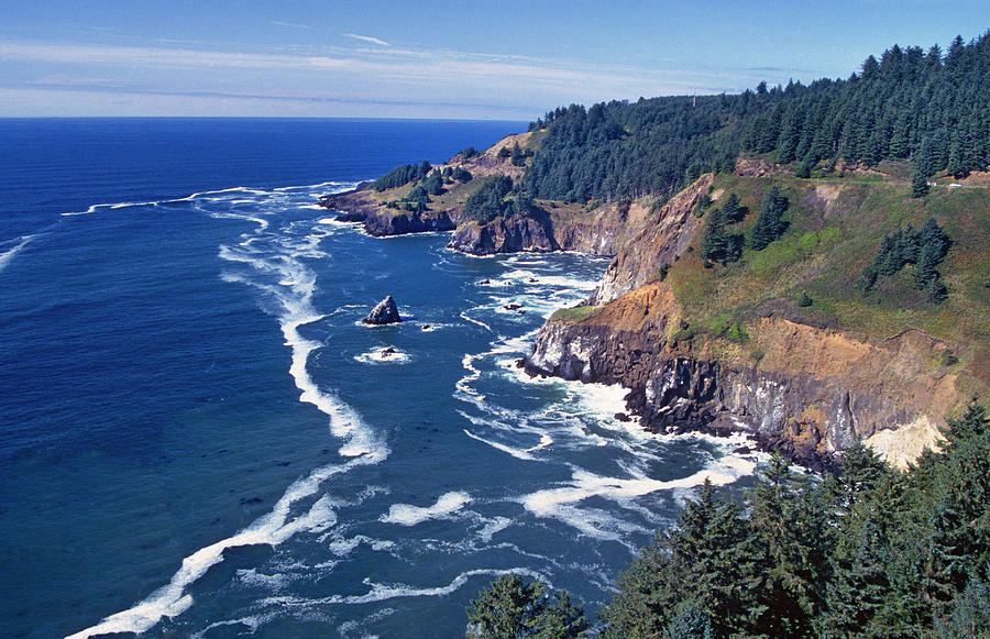 Oregon Pacific Coast Photograph by Buddy Mays