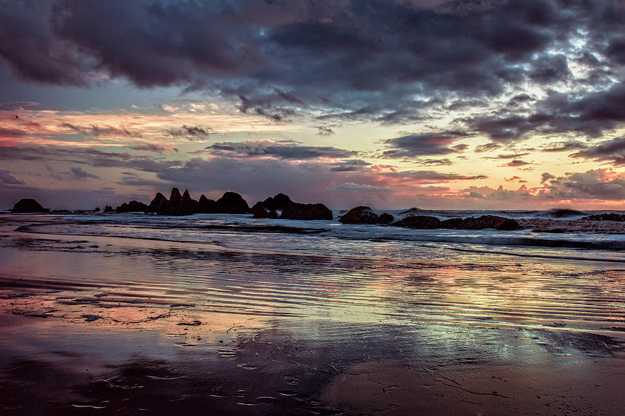 Oregon Sunset Photograph by Diana Powell