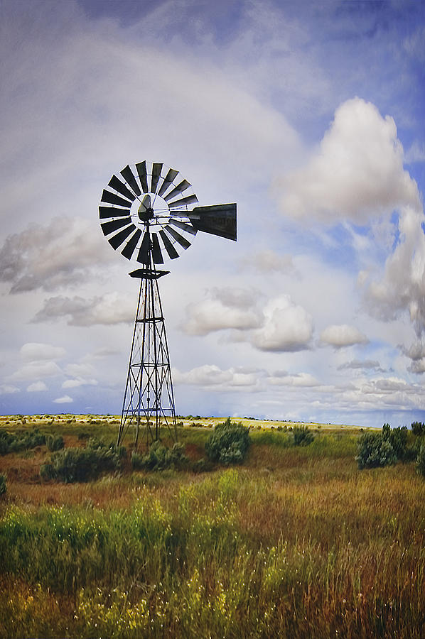 Oregon Windmill Photograph by John Christopher