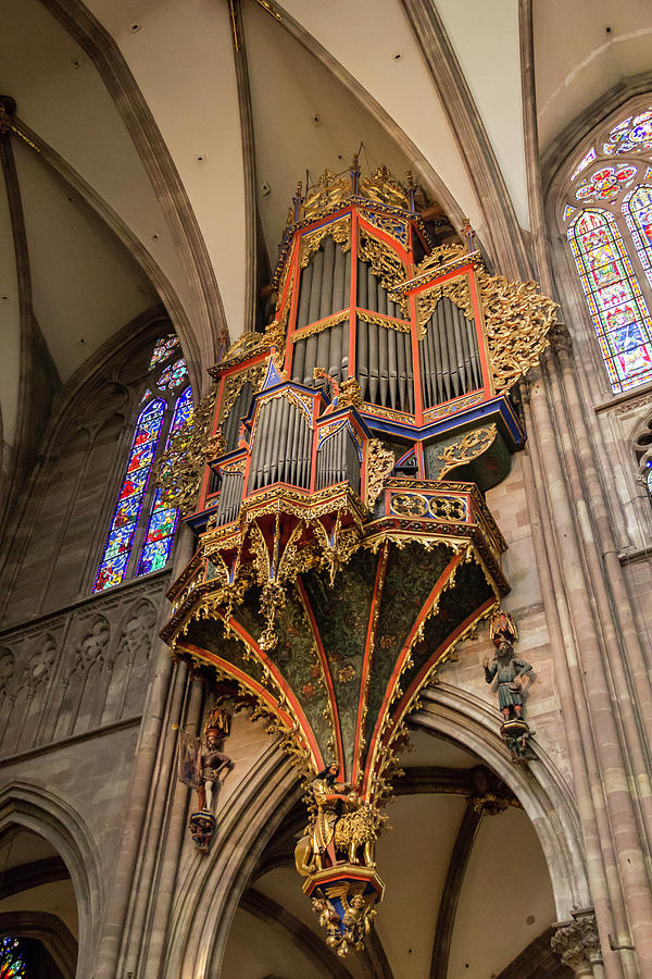 Organ at Our Lady of Strasbourg Photograph by Teresa Mucha