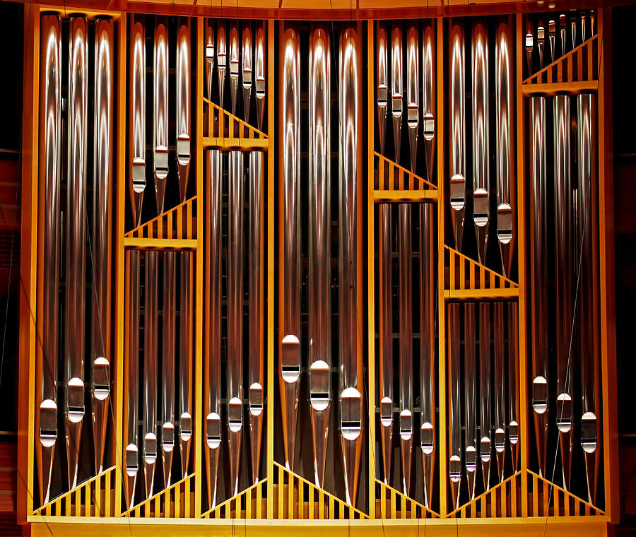 Music Photograph - Organ Opus 76 - Philadelphia by Rona Black
