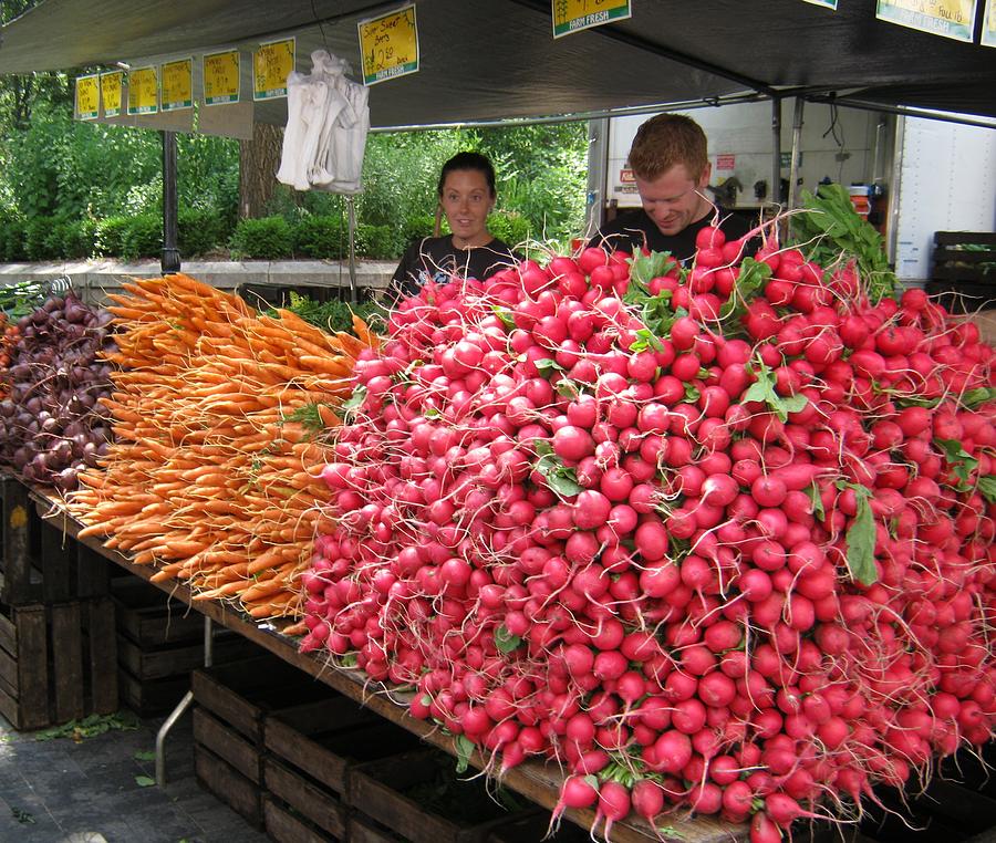 Organic Market Photograph by Anna Ruzsan