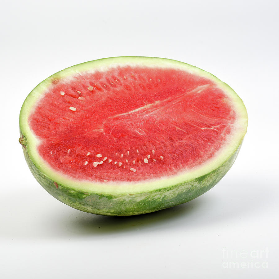 Organic watermelon Photograph by Ilan Amihai