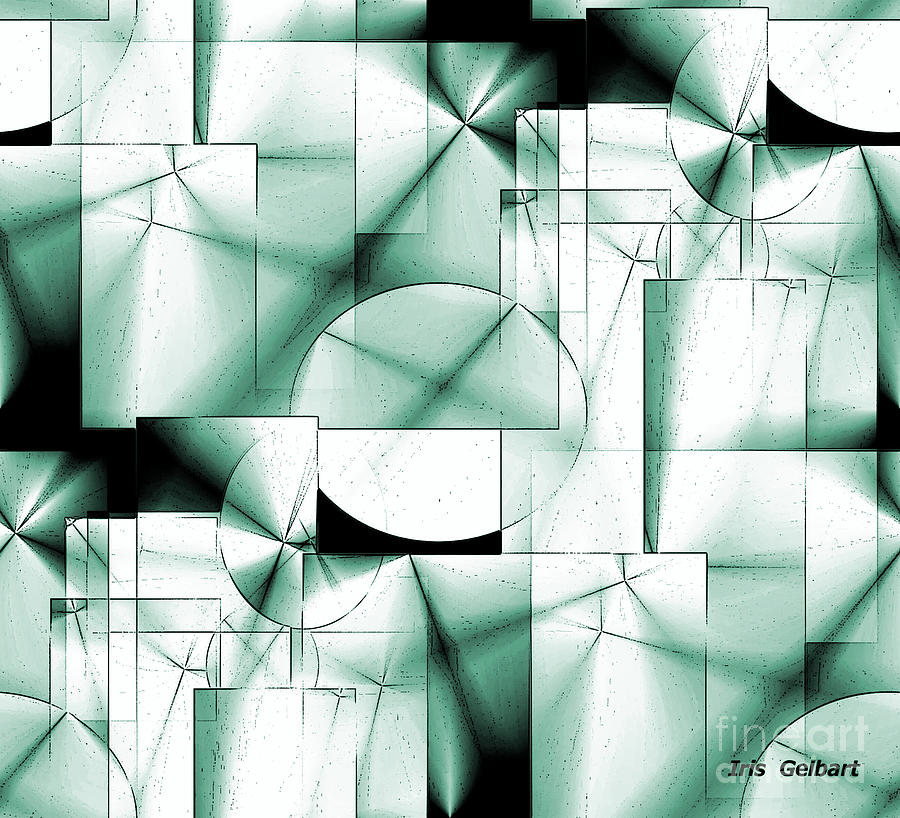Organized  Maze Digital Art by Iris Gelbart