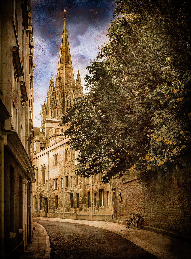 Oxford, England - Oriel Street Photograph by Mark Forte