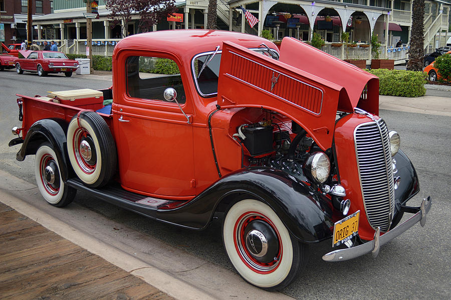 Original 37 Ford Pickup Photograph by Bill Dutting