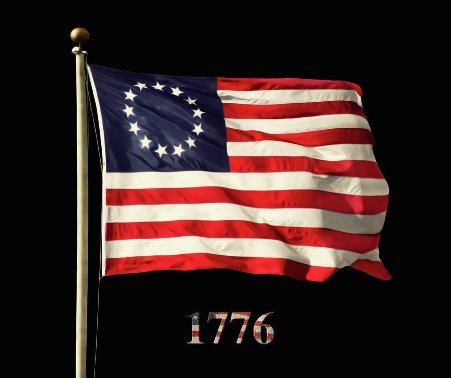Original American Flag Photograph by Steven Michael