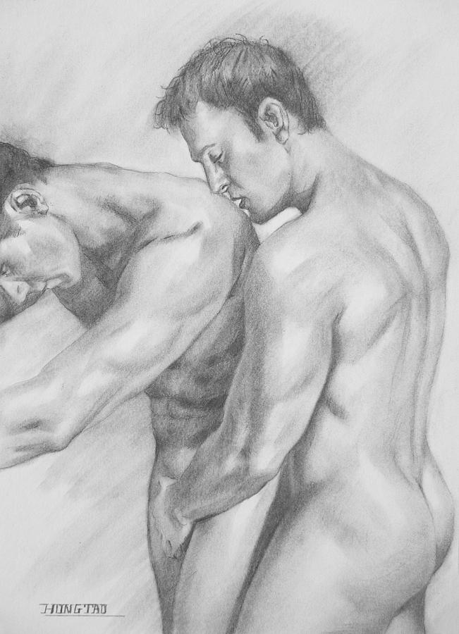 Study of nude men by leonardo da vinci