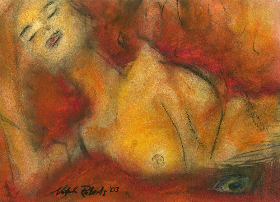 Abstract Painting - Original Desire by Natalie Roberts