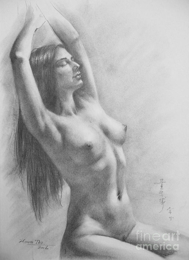 Naked Girl Drawing