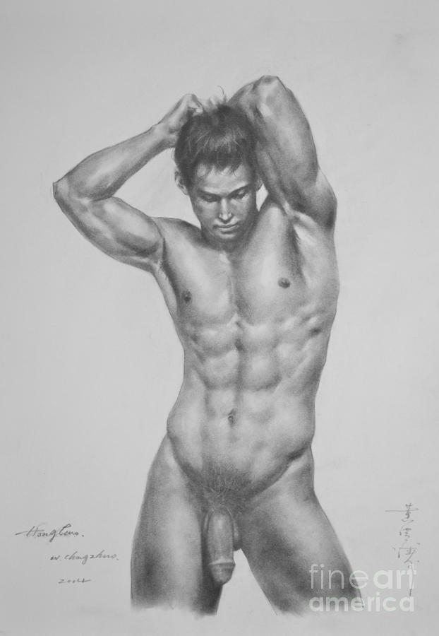 Nude Life Drawing, Male Model With Hen Party Ideas London