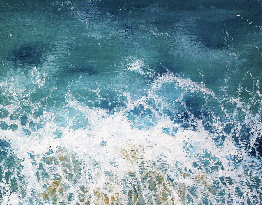 Original oil painting on canvasAbstract Ocean Painting by