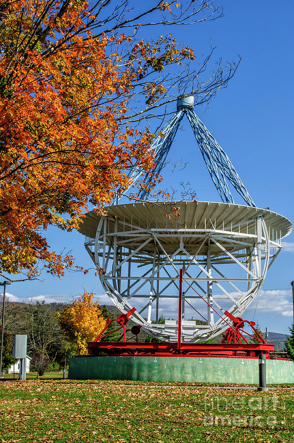 Original Radio Telescope Photograph by Thomas R Fletcher