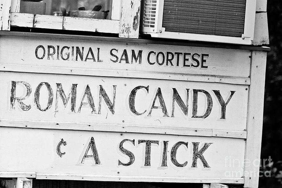 Original Roman Candy - BW Photograph by Scott Pellegrin