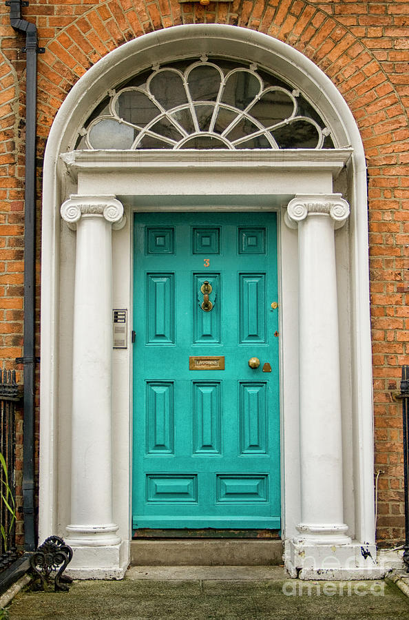 Original turquoise Georgian door Photograph by Patricia Hofmeester ...