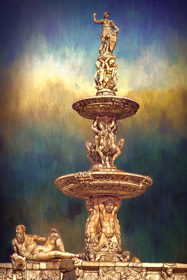 Orions Fountain Photograph by Maria Coulson