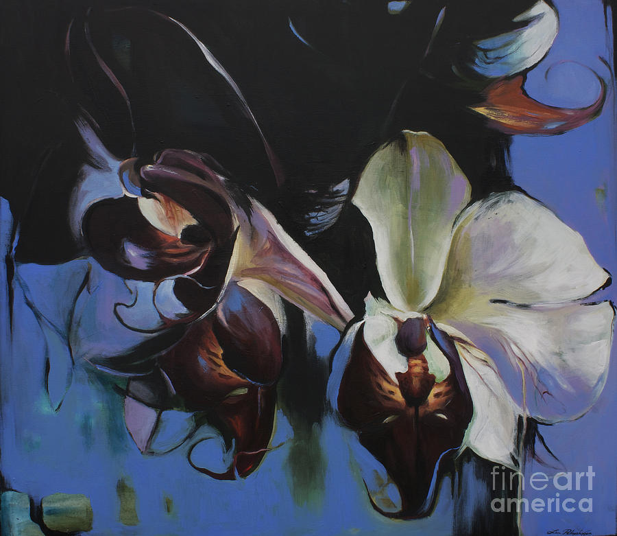 Orkidoo Painting by Lin Petershagen