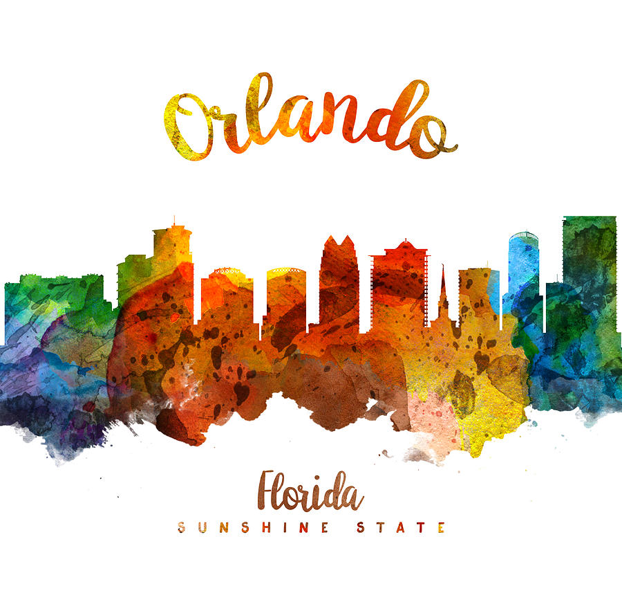 Orlando Painting - Orlando Florida 26 by Aged Pixel