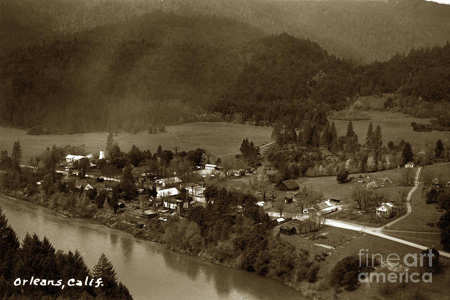 Orleans Photograph - Orleans, on the Klamath River Humboldt County, California by Monterey County Historical Society