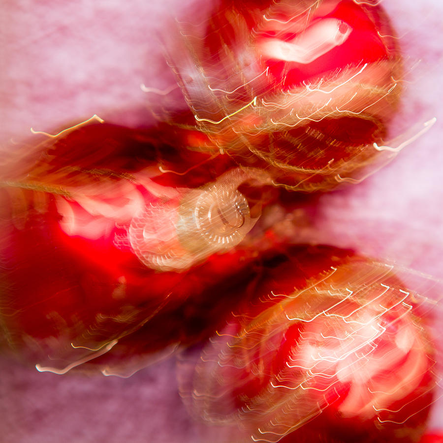 Christmas Photograph - Ornament Abstract 4 by Rebecca Cozart