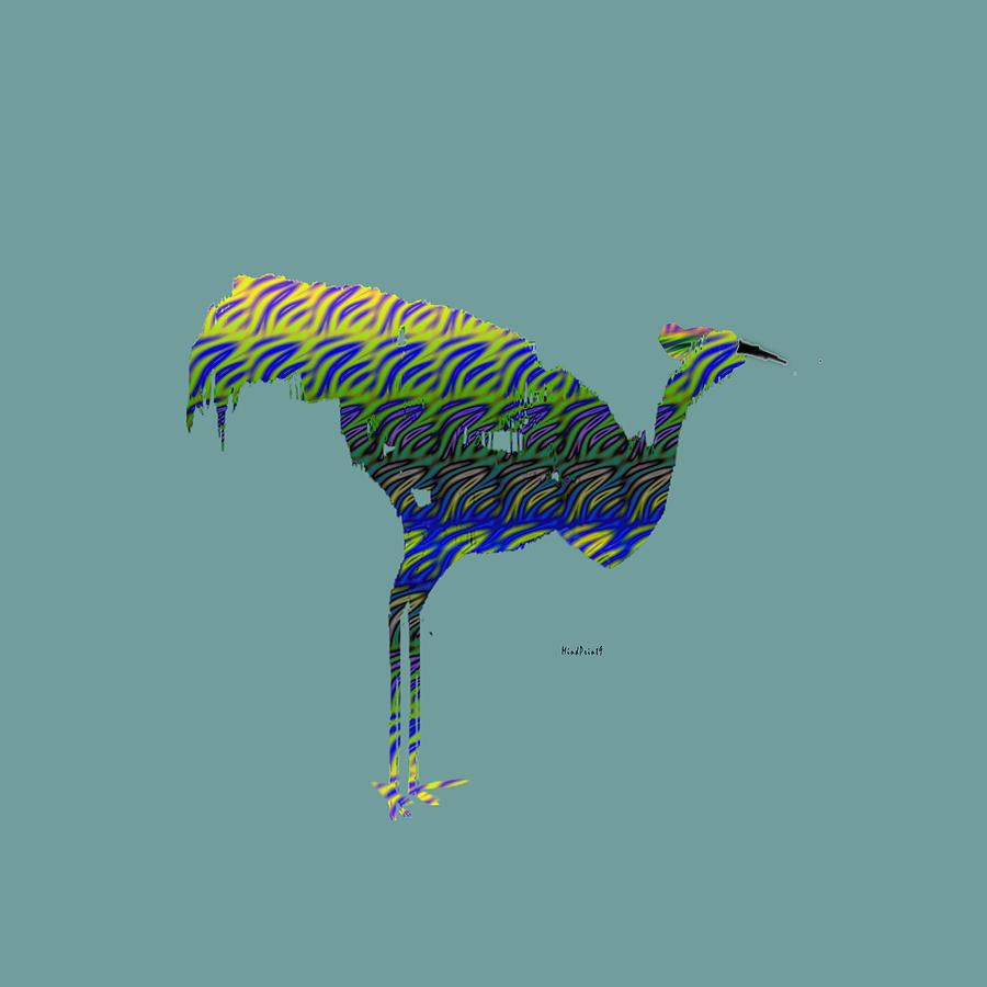 Ornamental Bird Digital Art by Asok Mukhopadhyay