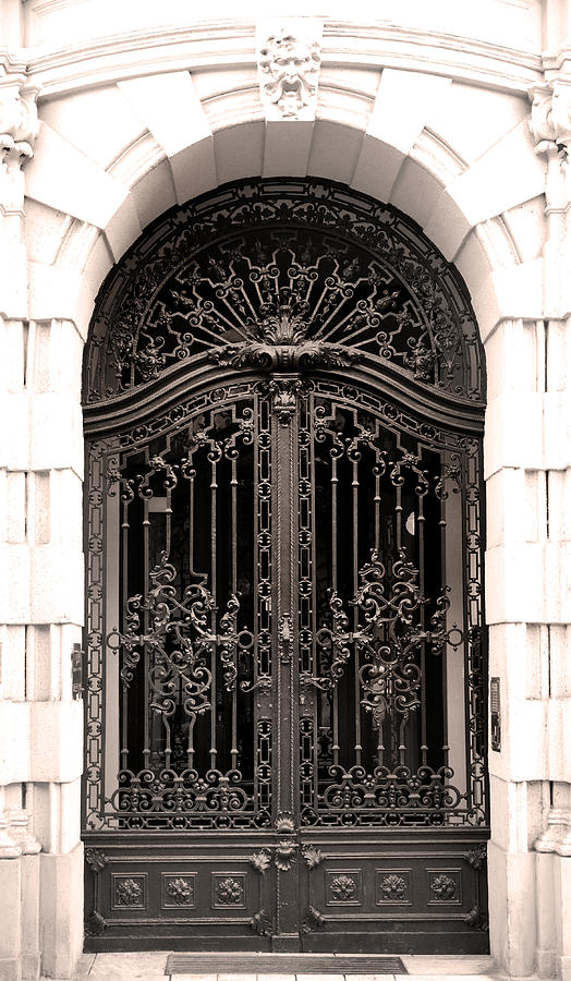 Ornamental Iron Gate Budapest Photograph by James Dougherty - Pixels