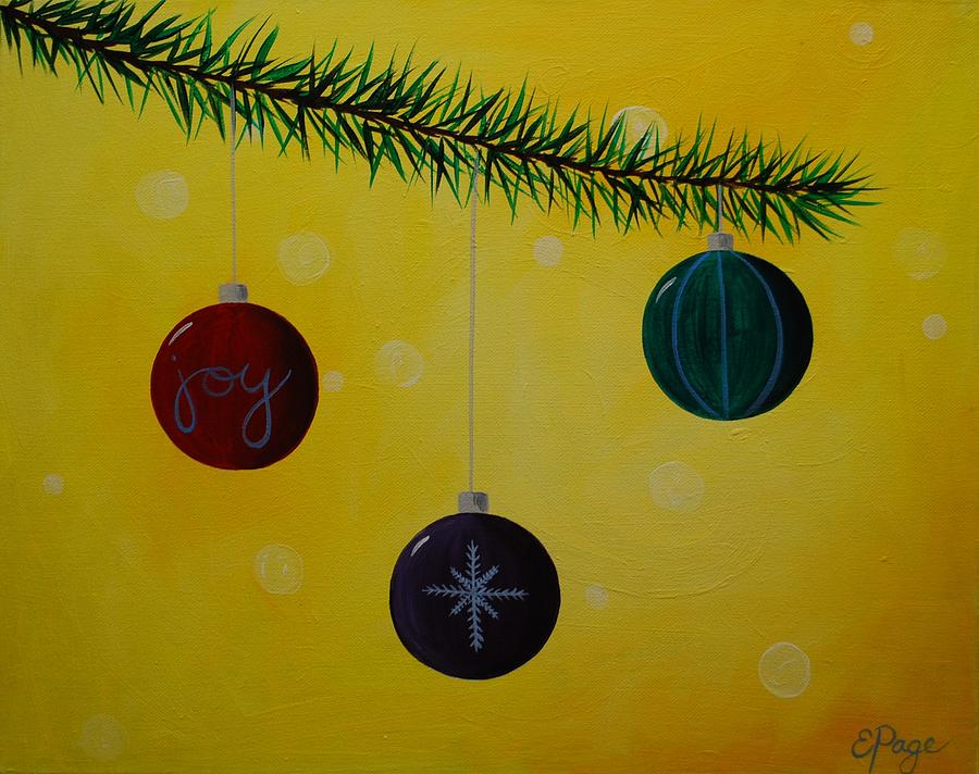 Ornaments Painting by Emily Page