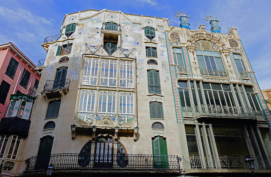 Ornate Architecture In Palma Majorca Spain Photograph by Rick Rosenshein