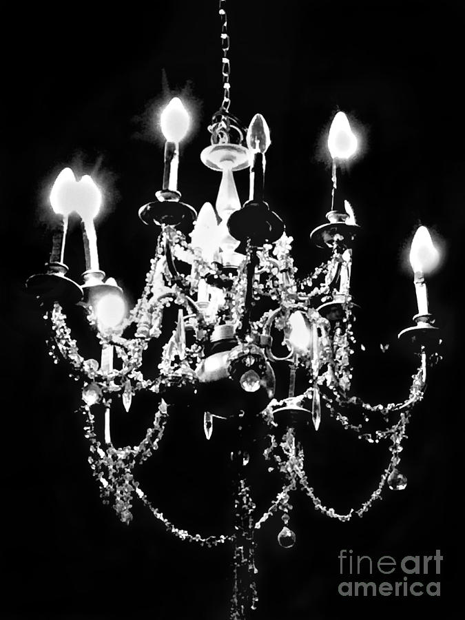 Ornate chandelier  Photograph by Paul Wilford