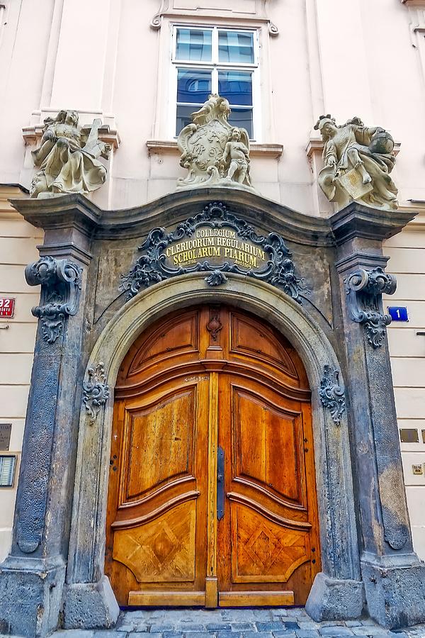 Ornate Door In Prague, Czech Republic Photograph by Rick Rosenshein