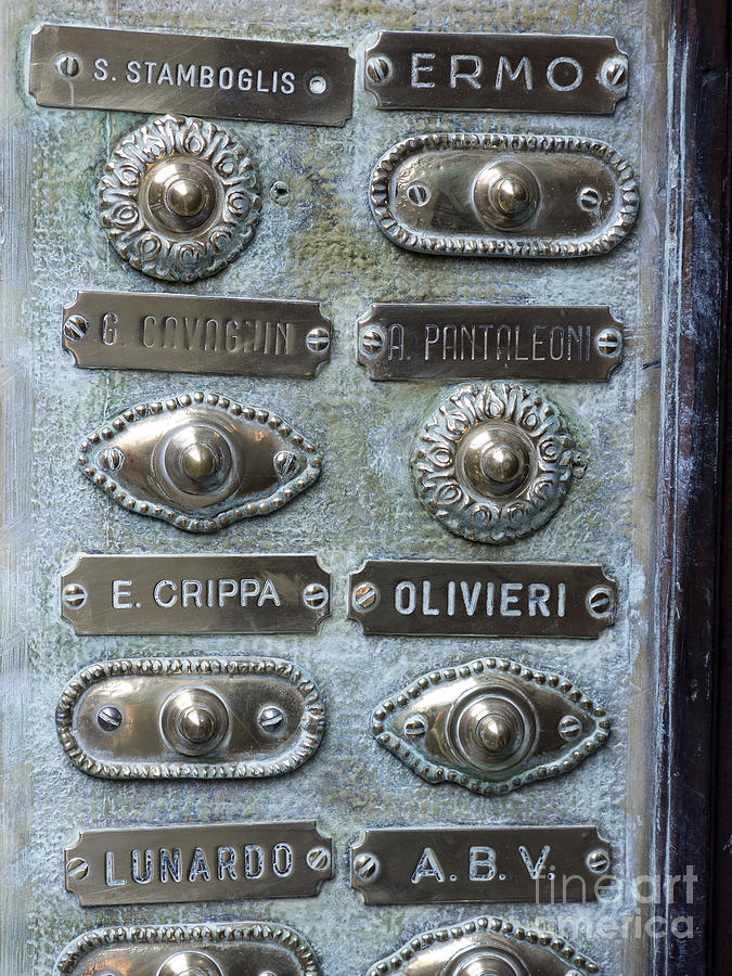 Ornate Doorbells Venice