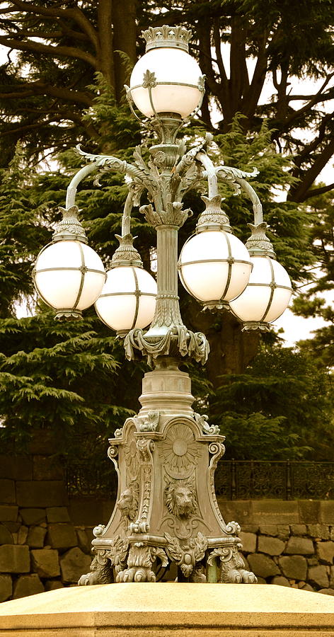 Ornate Lamp Photograph by Corinne Rhode