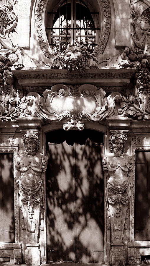 Ornate Paris Door 1d Photograph by Andrew Fare