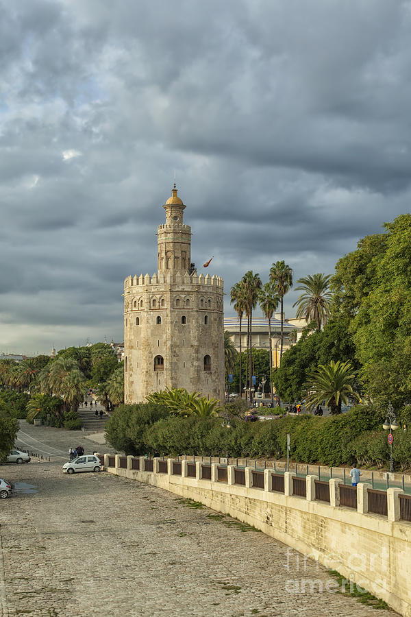 Oro tower in Seville Photograph by Patricia Hofmeester