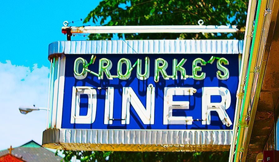 ORourkes Diner Photograph by Susan Vineyard