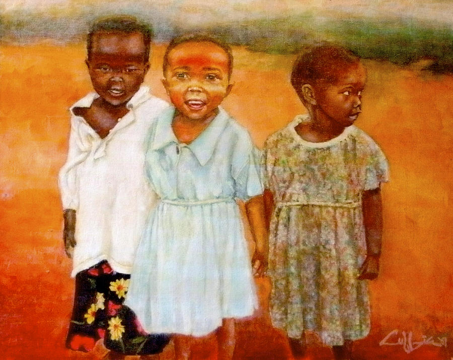 Orphans3 Painting by G Cuffia